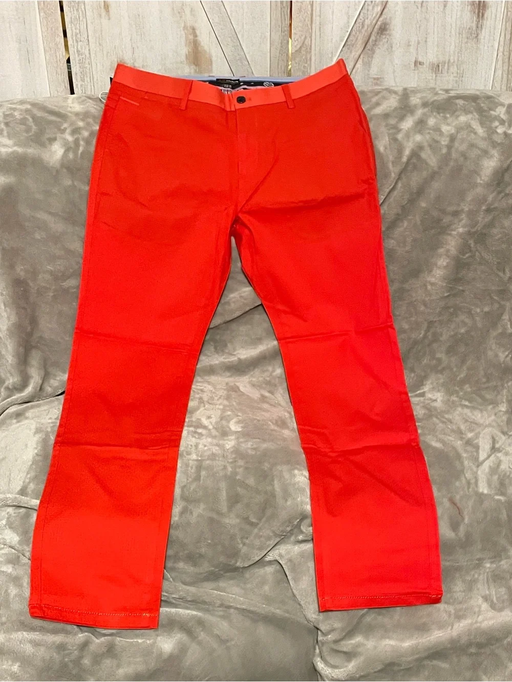 Men's Bright mandarin Slim Chinos